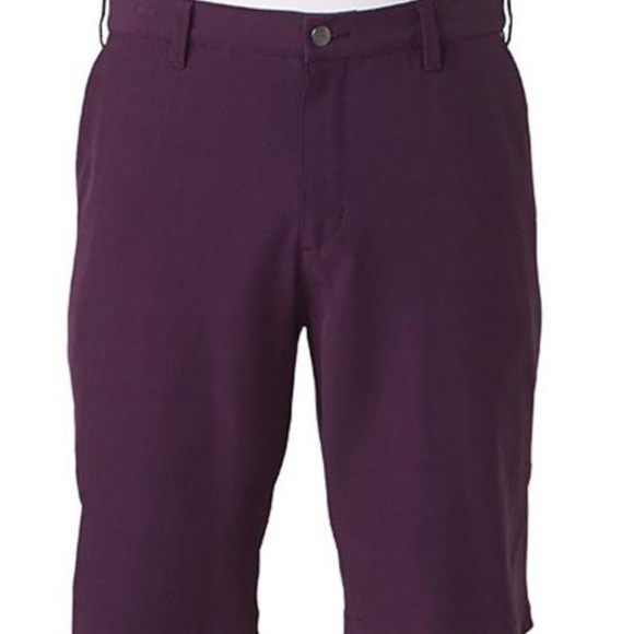 red adidas golf shorts